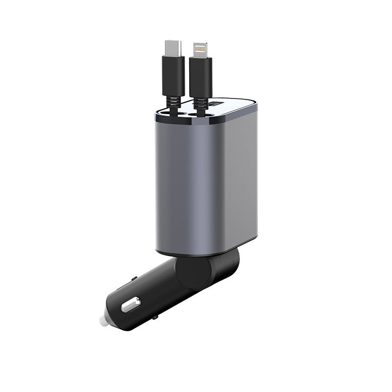 4-in-1 Retractable Car Charger Pro™