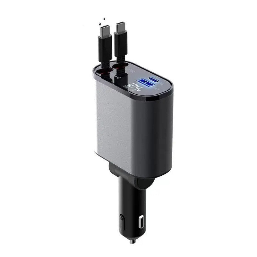 4-in-1 Retractable Car Charger Pro™