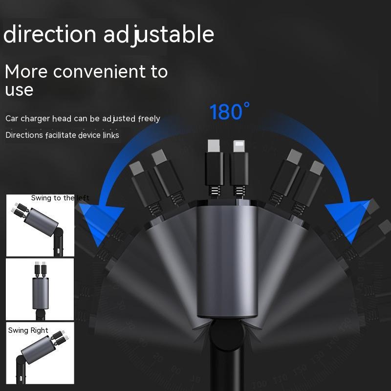 4-in-1 Retractable Car Charger Pro™