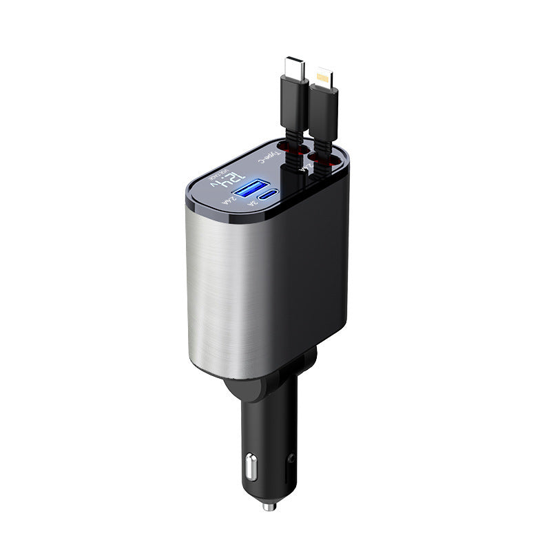 4-in-1 Retractable Car Charger Pro™