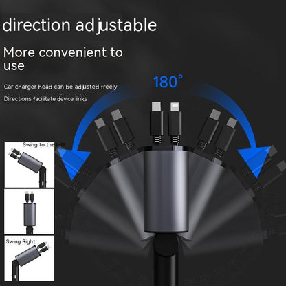 4-in-1 Retractable Car Charger Pro™